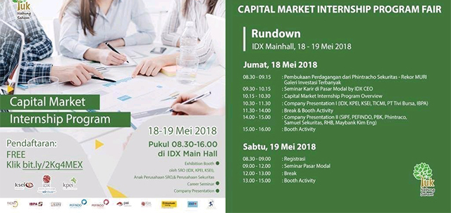 Capital Market, Internship, statistik, matematika, teknologi Informasi, PEFINDO Biro Kredit, Bursa E