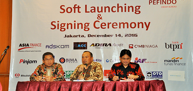 PEFINDO Biro Kredit, Informasi Perkreditan, LPIP, Launching